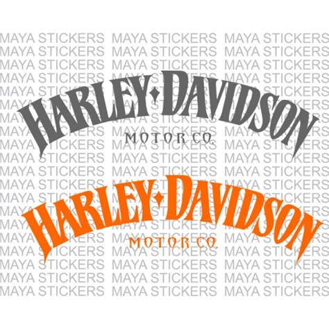 Harley Davidson Motor Co. logo stickers