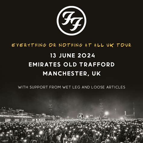 Foo Fighters Tickets Manchester 2024 - Netty Adrianna