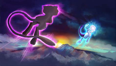 Mew Vs Mewtwo by StormAndy on DeviantArt