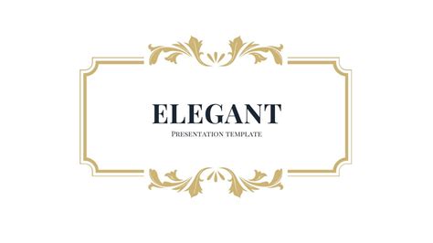 Free Elegant Style Slides Powerpoint Template - DesignHooks