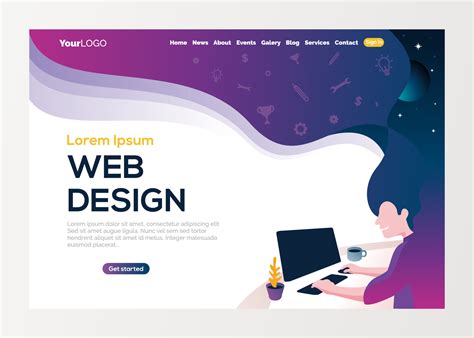 creative website template designs. Vector illustration concepts of web ...