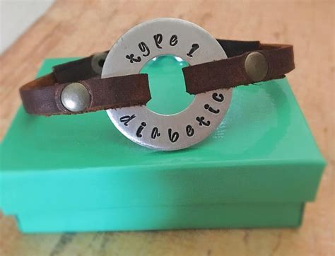 Medical Alert Bracelet Leather Medical Bracelet Fashionable - Etsy