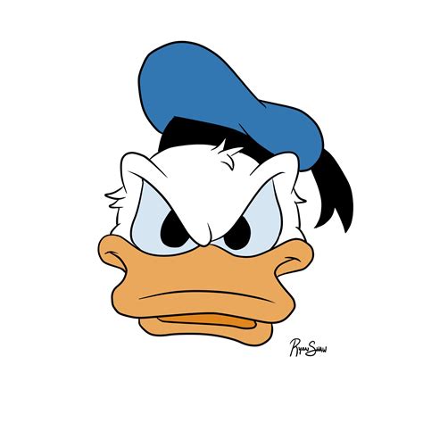 Donald Duck Angry Face