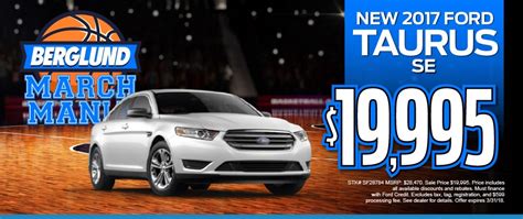 New Ford Specials Roanoke VA | Berglund Ford Lease And Finance Specials