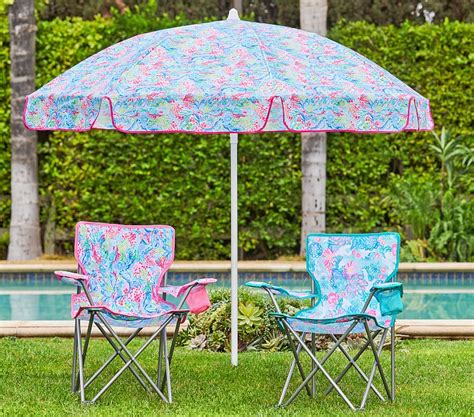 Lilly Pulitzer Mermaid Cove Umbrella | Pottery Barn Kids