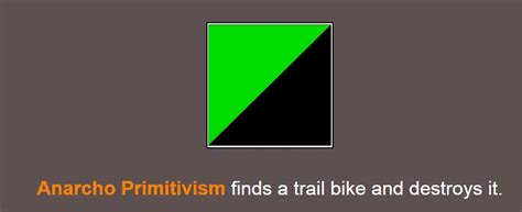 Anarcho Primitivism finds a trail bike and destroys it | Anarcho ...