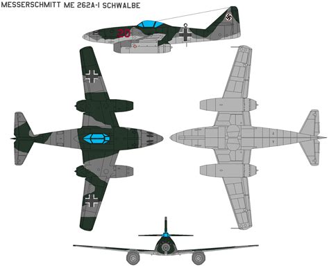 Messerschmitt Me 262 Blueprints