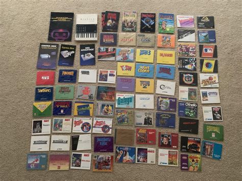 My current collection of NES manuals. : r/nes