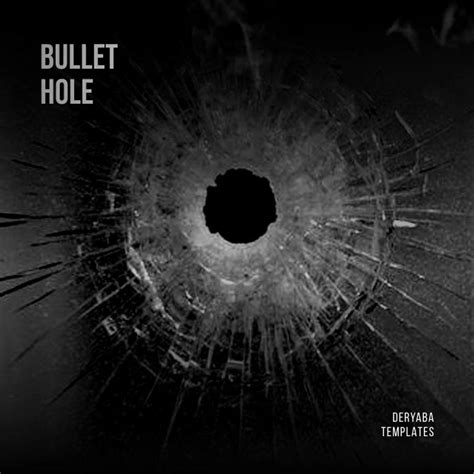 Glass Bullet Hole Instagram Video Album Cover Template | PosterMyWall