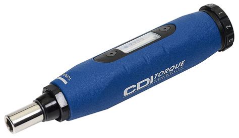 CDI Torque Screwdriver, Tip Size 1/4 in, Torque, 2 N-cm, 40 to 200 Nm ...