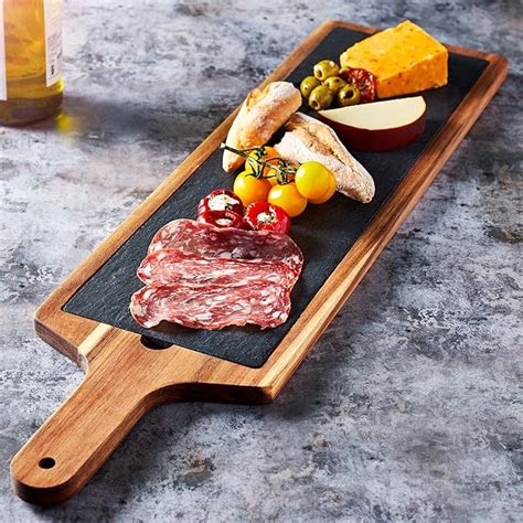 bar@drinkstuff Acacia Wood Serving Board 68 x 18cm - Long Serving ...