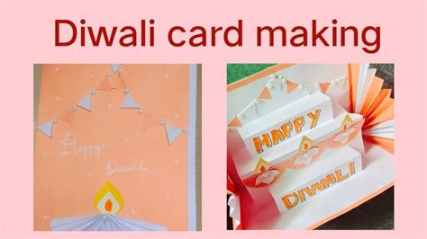 DIY diwali pop up card 2023 / handmade diwali greeting card / how to ...