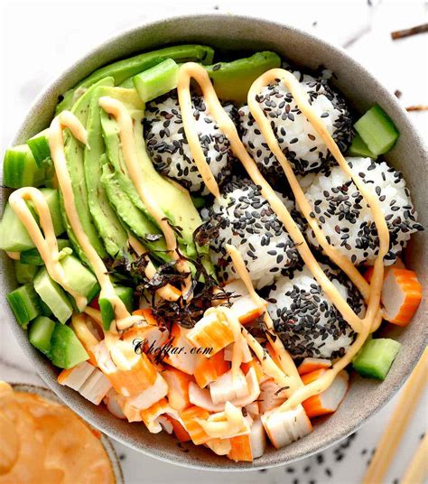 California Roll Sushi Bowls - Chefjar