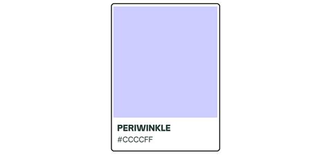 What Color Is Periwinkle? Appearance and Meaning Explained | HipFonts