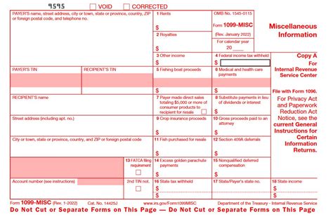 Form 1099 Misc 2023 - Printable Forms Free Online