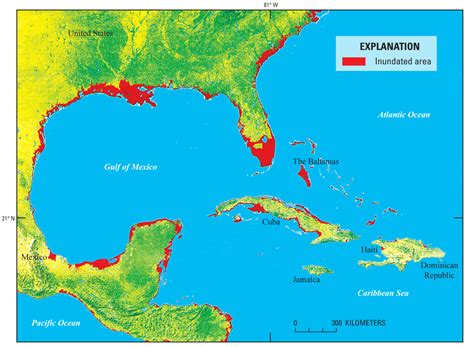 Map Of Southern United States And Caribbean