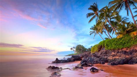 Poolenalena Beach, Maui, Hawaii. [Desktop wallpaper 1920x1080] | Beach ...