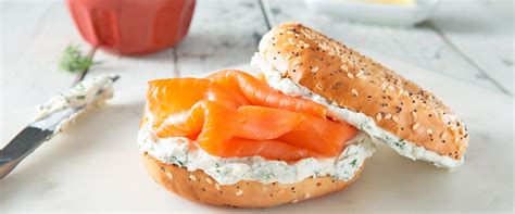 Everything Bagel with Lox and Cream Cheese | Dempster's