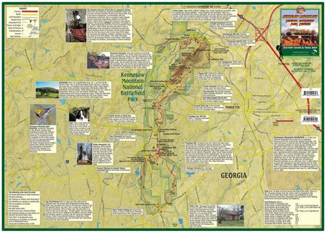 Kennesaw Mountain National Battlefield History Guide & Trail Map ...