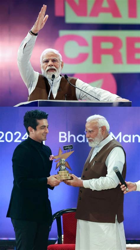 PM Narendra Modi presents National Creators Awards. See winners list