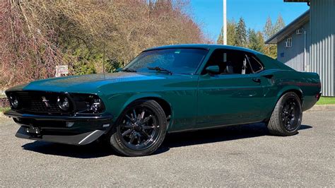 1969 Ford Mustang With Pro-Touring Mods Flashes Lovely British Racing ...