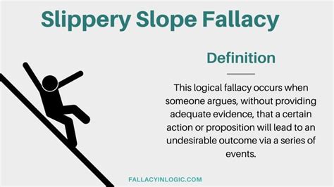 What Is The Slippery Slope Fallacy? Definition and Examples - Fallacy ...