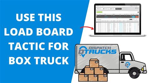 Box Truck Owners Use This Load Board Tactic [LOAD SECRET] - YouTube