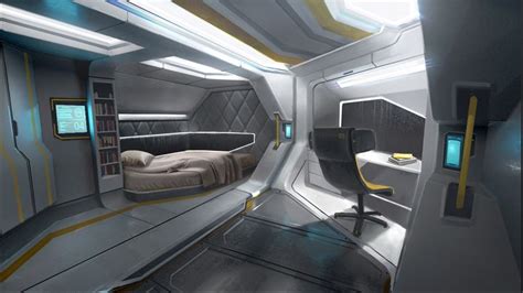 ArtStation - sci-fi_5, Oleg_ Ovigon | Spaceship interior, Futuristic ...