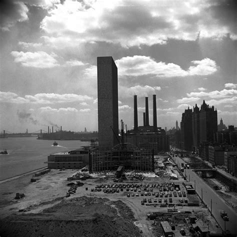 Construction of UN Headquarters | A view of the United Natio… | Flickr