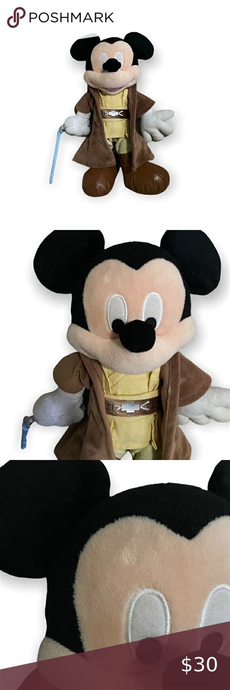 Disney Parks Mickey Mouse Star Wars Luke Skywalker Jedi Plush ...