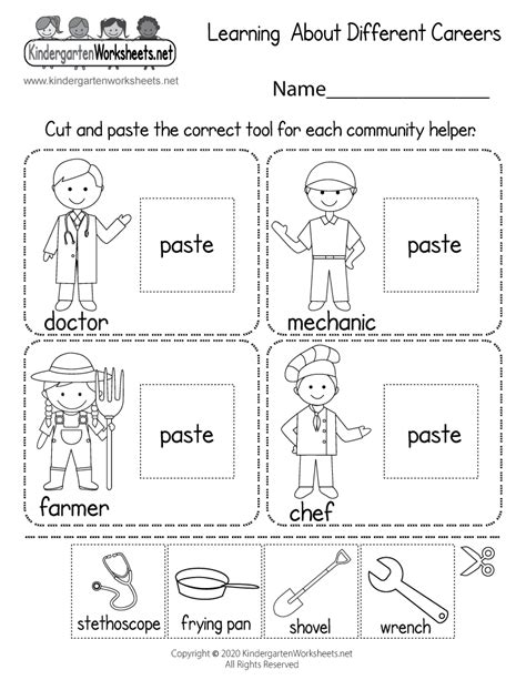 Printable Learning Worksheets For Kindergarten - Printable Form ...