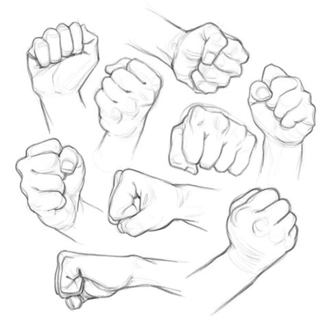 Fists of fury! Evening studies...#practice #sketch #drawing #art #hands ...