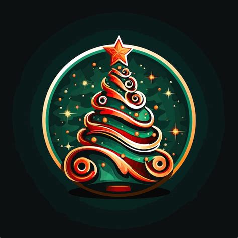 Premium Vector | Christmas logo vector