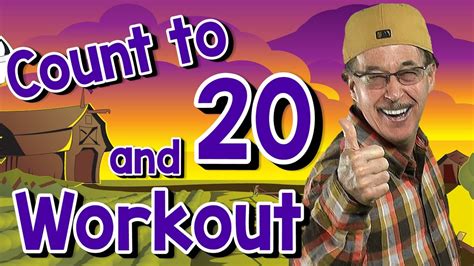 Count to 20 and Workout | Fun Counting Song for Kids | Count by 1's to ...