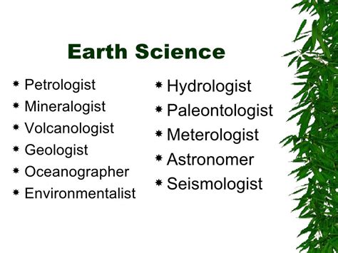 Branches Of Science