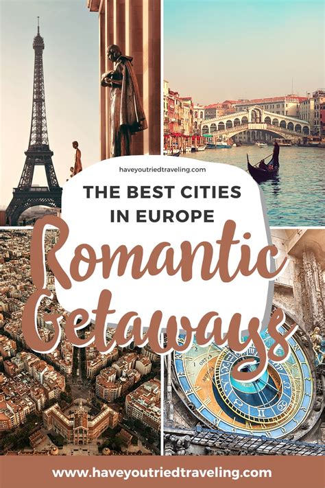 The best cities for romantic getaways in Europe - Have you tried traveling