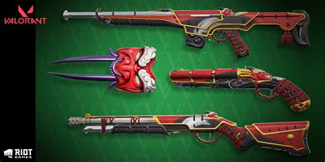 RABCAT GAME ART - VALORANT- 'Oni' Weapon Skins