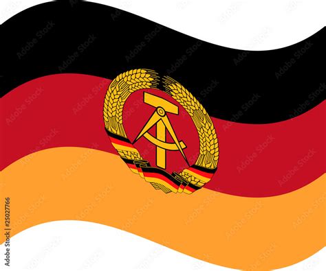 Flagge DDR Stock Vector | Adobe Stock