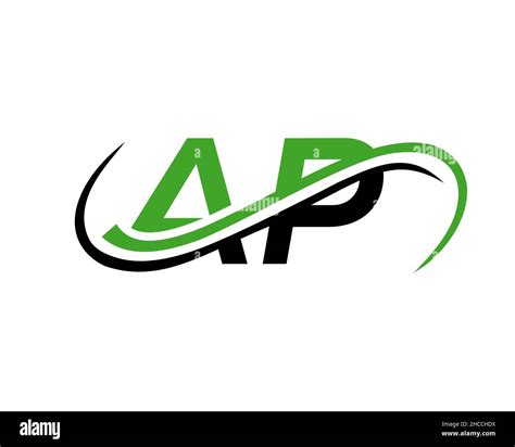 Initial AP Logo Design. AP Letter Linked Business Logo. AP logo Design ...