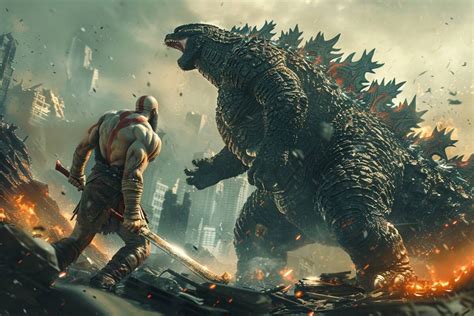 Kratos vs Godzilla