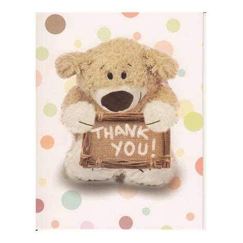 Thank You Cards Cute Bear - Garlanna Greeting Cards