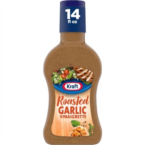 Kraft Roasted Garlic Vinaigrette Salad Dressing, 14 fl oz - Kroger