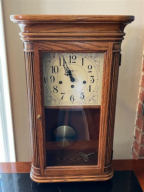 Vintage Howard Miller #613-108 Westminster Wall Clock, 24" T x 14 1/2 ...