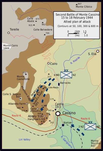 Map Of Monte Cassino Italy | secretmuseum