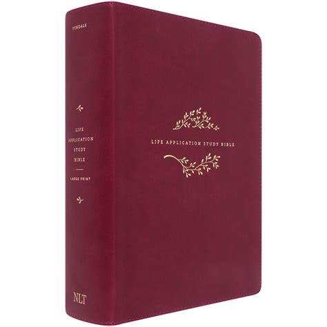 NLT Life Application Study Bible, 3rd Ed, Large Print, Berry, Indexed ...