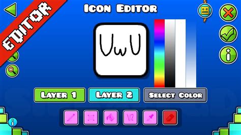 Geometry Dash Icon Editor at Vectorified.com | Collection of Geometry ...