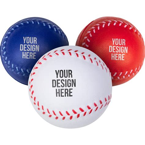 Giveaway Baseball Stress Balls (Colors)