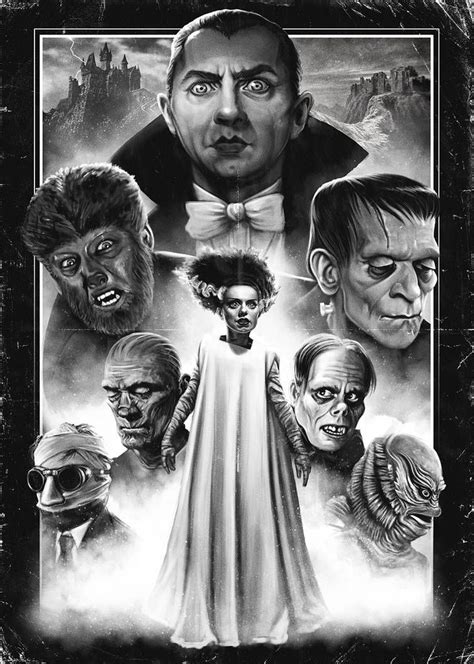 Universal Monsters Wallpaper | Wall Loft