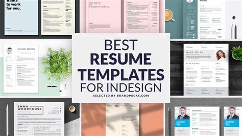 30 Best Resume Templates for InDesign - BrandPacks