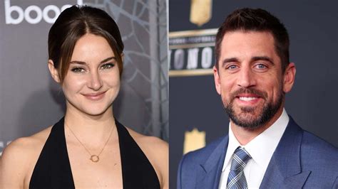 Shailene Woodley says she and Aaron Rodgers aren't in a 'rush' to plan ...